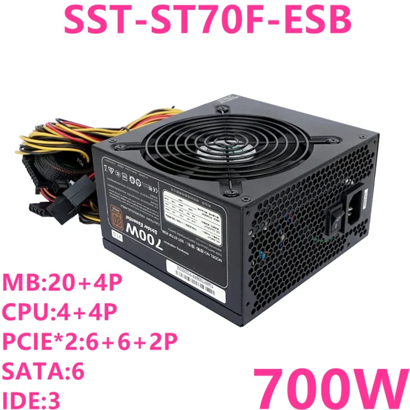 Nuovo Alimentatore Originale Per Silverstone 80Plus Bronze 700W 500W 400W Sst-St70F-Esb W Sst-St50F-Esb Sst-St40F-Esb