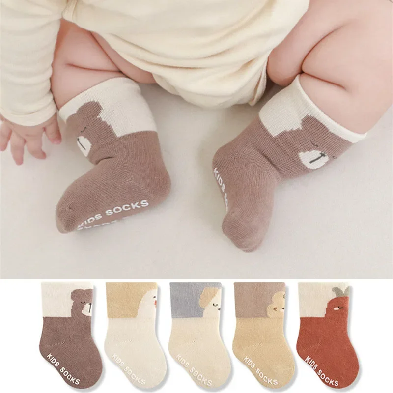 

3Pairs/set 0-5Years Newborn Baby Boy Girl Sock Cotton Solid Soft Infant Socks for Girls Boys Spring Autumn Korea Style