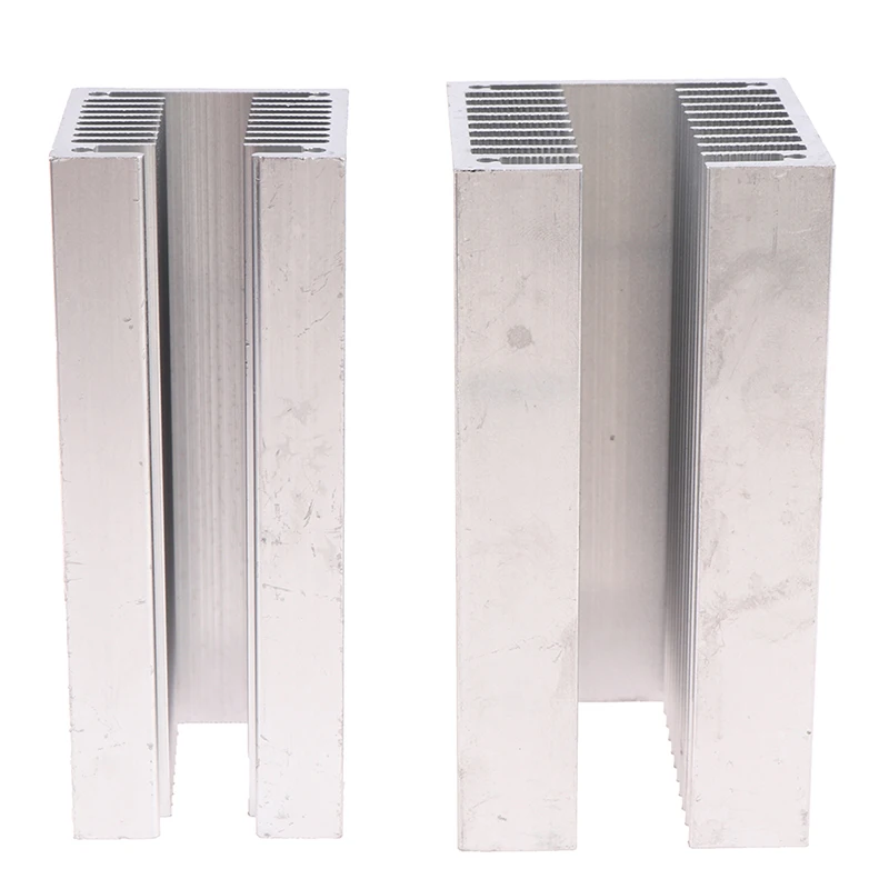 1PCS 40*40*100mm/50*50*100mm U-slot Triode High Power Aluminum Alloy Heatsink Heat Sink CPU Power Radiator