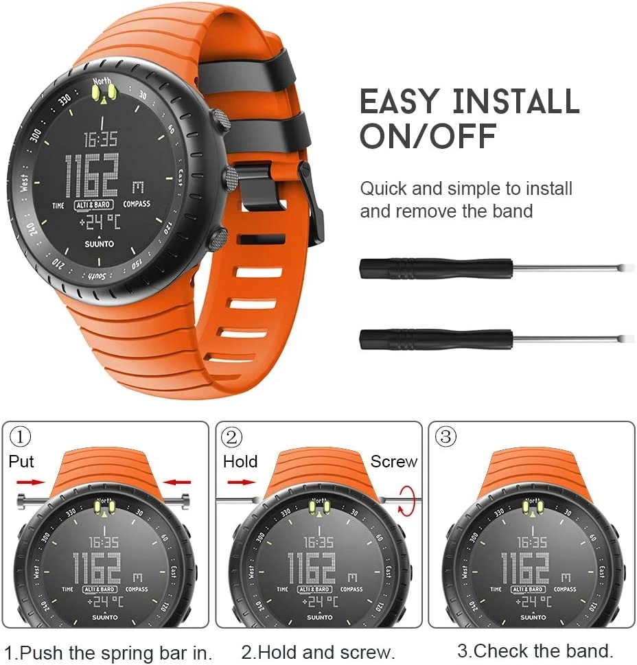 Suunto Deals Suunto Core Black Orange Barometric Pressure Suunto