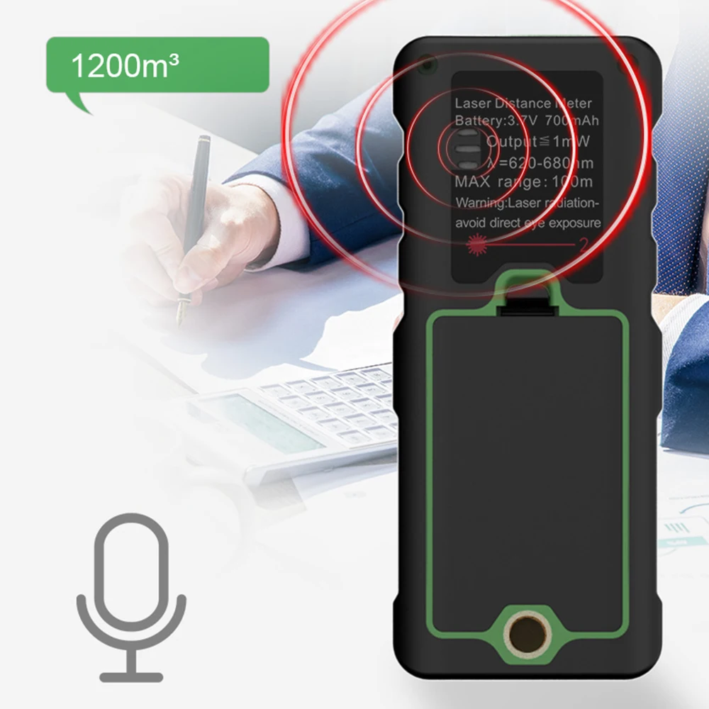Noyafa Nf274l Medidor de Distância a Laser Roleta Eletrônica Laser Digital Fita Telêmetro Trena Laser Range Finder Medição - Imagem 4