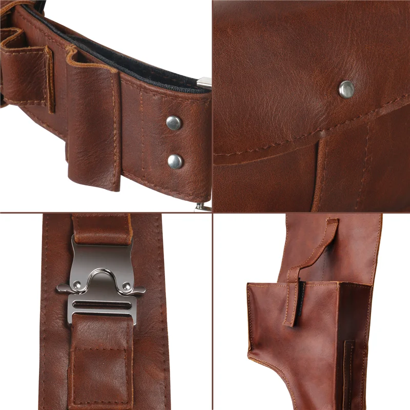 Boba Fett Belt Costume Props PU Leather Belt With Bullets Accessories Gun Holster Cosplay For Halloween Adults