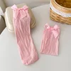 Girls' Bow Socks Spring/Summer Thin Velvet Stacked Socks Summer Mesh Baby Knee Socks 4