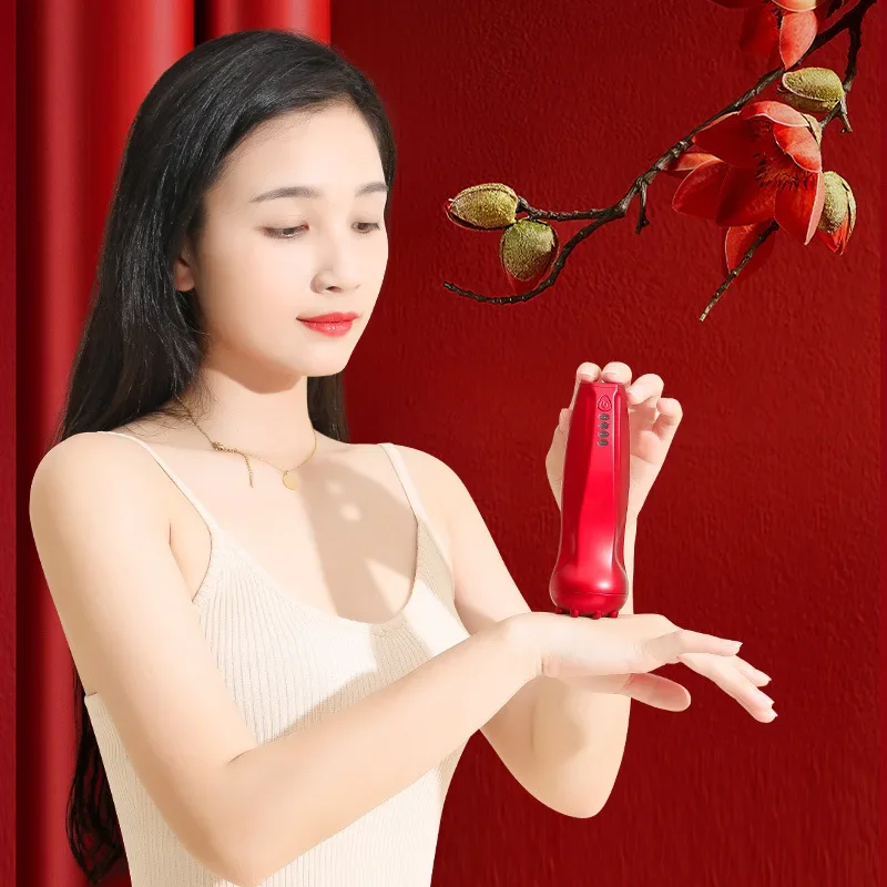 Electric Cupping Massage Instrument Vacuum Chinese Medical Suction Cup Anti Cellulite Meridian Cans Body Scraping Jars Massager