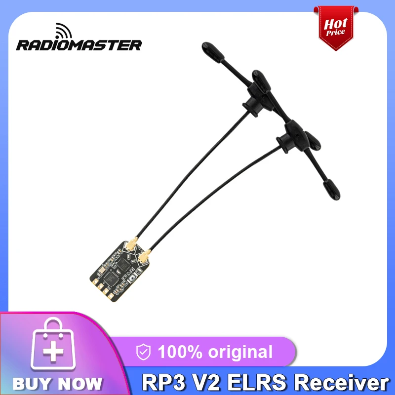 Наноприемник RadioMaster RP3 V2 ExpressLRS 2,4 ГГц