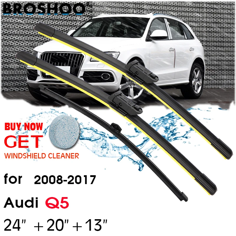 Car Wiper Silicon Refill Front Rear Wiper Blades Set 24"+20"+13" For