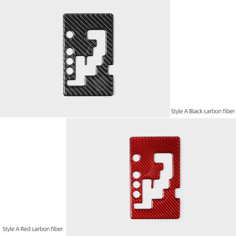 마쓰다 3 악셀라 2004-2009용 리얼 카본 파이버 자동차 센터 콘솔 기어 변속 패널 트림 스티커 자동차 인테리어 튜닝 액세서리