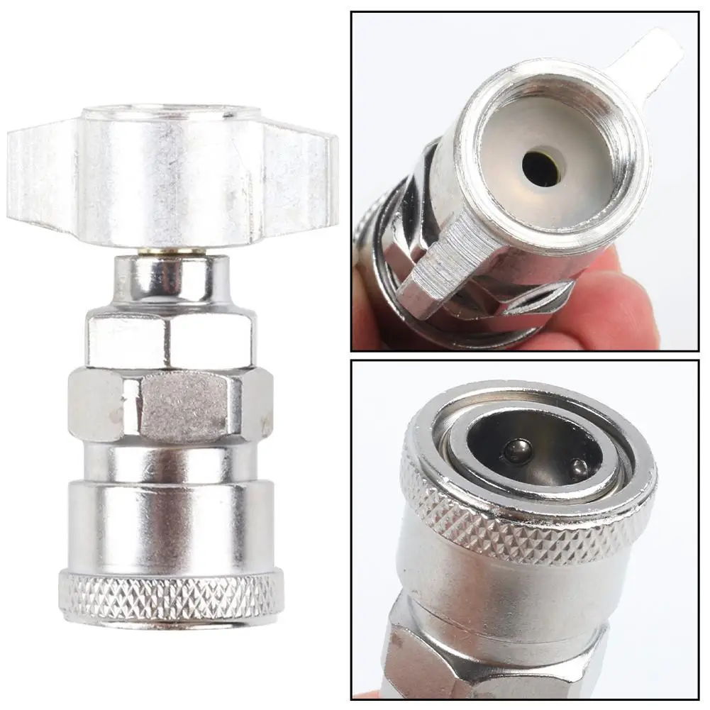 1set Truck Dust Gun Air Tank Connector Straight Connect Elbow Integrated Connector NEW