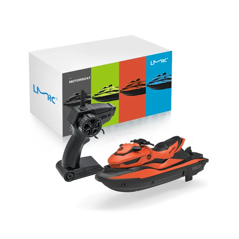 Rc Boat Lm13-A Mini Jet Ski High-Speed Rc Motorboat 2.4g Remote Control Electric Boat For Kids Toy Remote Control Boat 3