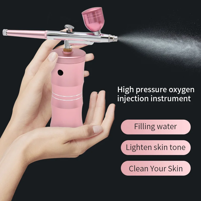 

Mini Airbrush Set Air Compressor Airbrush Paint Spray Gun USB Rechargeable Oxygen Injector For Nail Art Tattoo Craft Cake