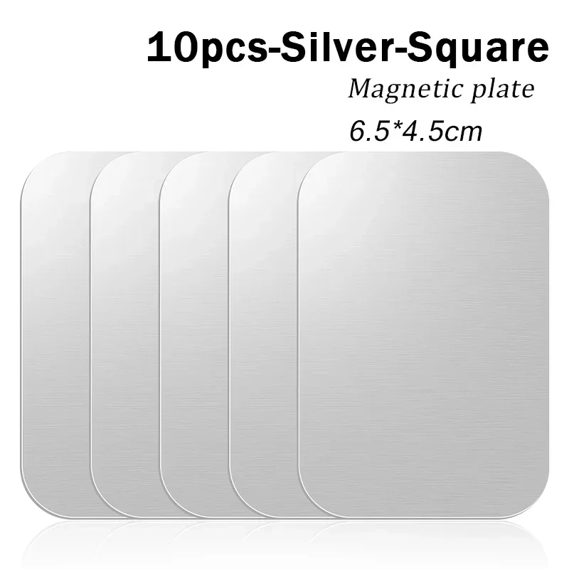 Square Silver 10PCS