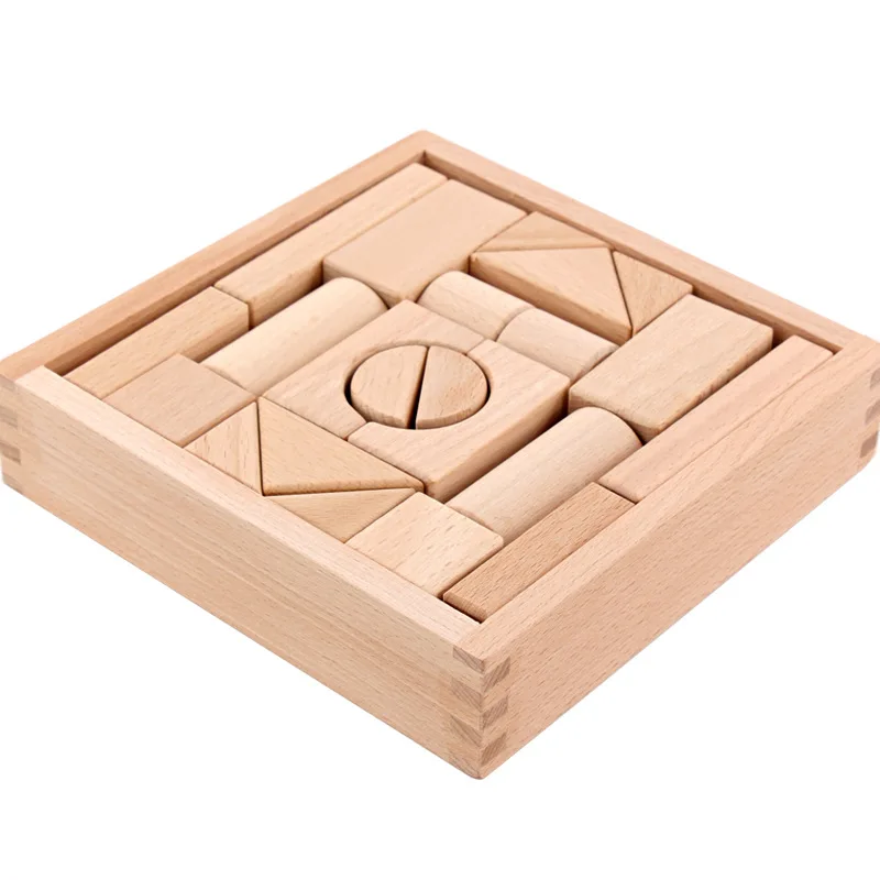 Blocs De Construction Numériques En Bois – 20 Pièces, 15 Cartes – Jeu éducatif 1 à 10