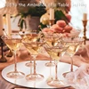 Round Mirror Glass Tray DIY Acrylic Circle Candle Plates Wedding Party Table Centerpiece Decoration Large Capacity Platter Tiles 2