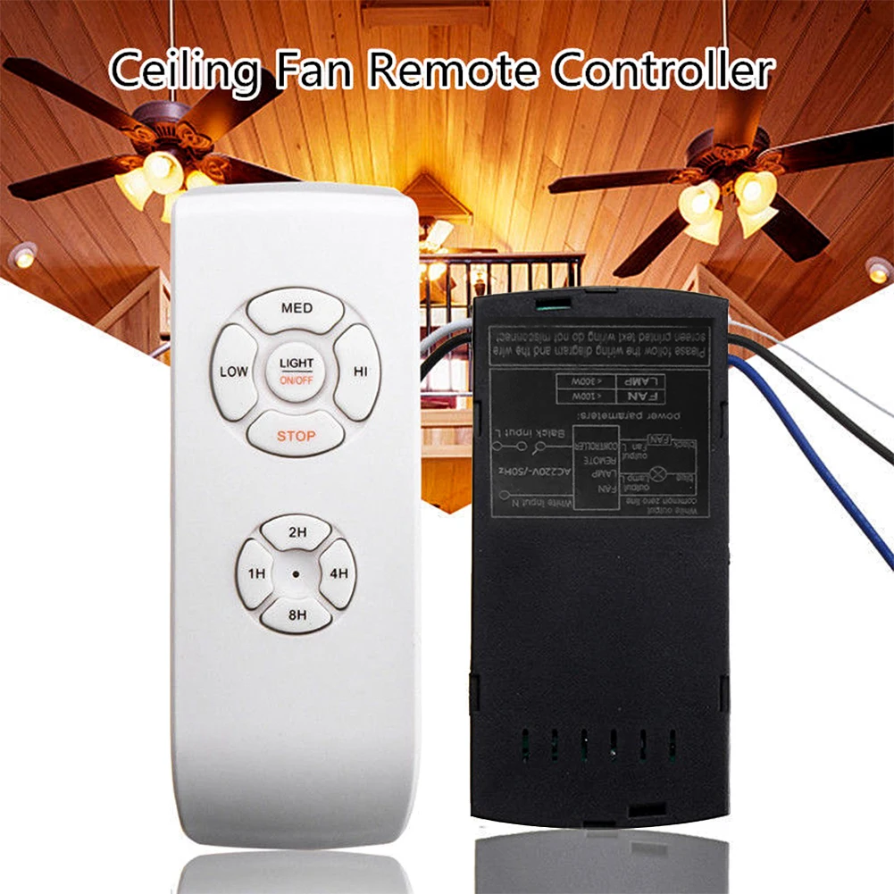 NEWHOTSALES110V220VUniversalCeilingFanLampRemoteControlKit