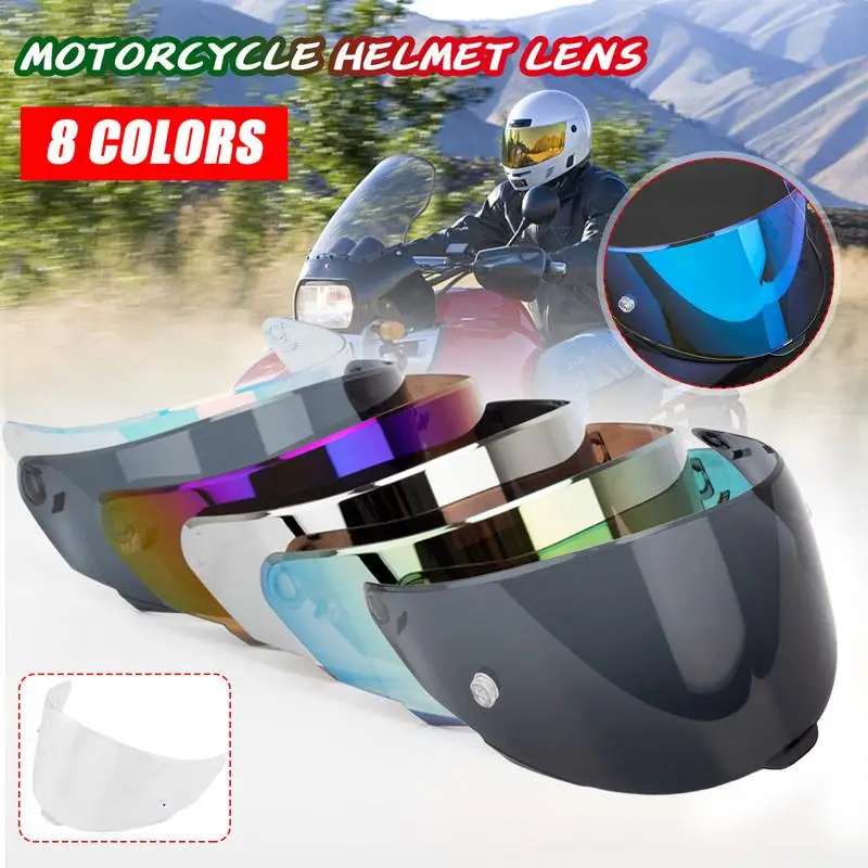 

Motorcycle Full Face Helmet Visor Lens Case Windshield Helmets Accessories Replacement Lens Extra Glasses Motorbike Glasses