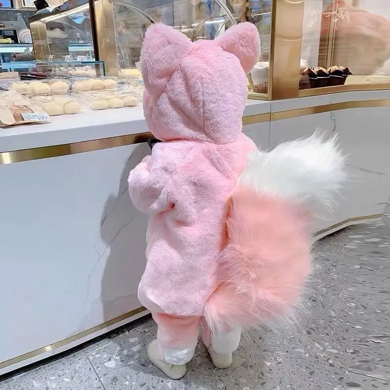 

Cartoon Plush Winter Clothing for Children's Jumpsuits for Boys and Girls Autumn and Winter Cartoon Babies Winter Cute Jumpsuits