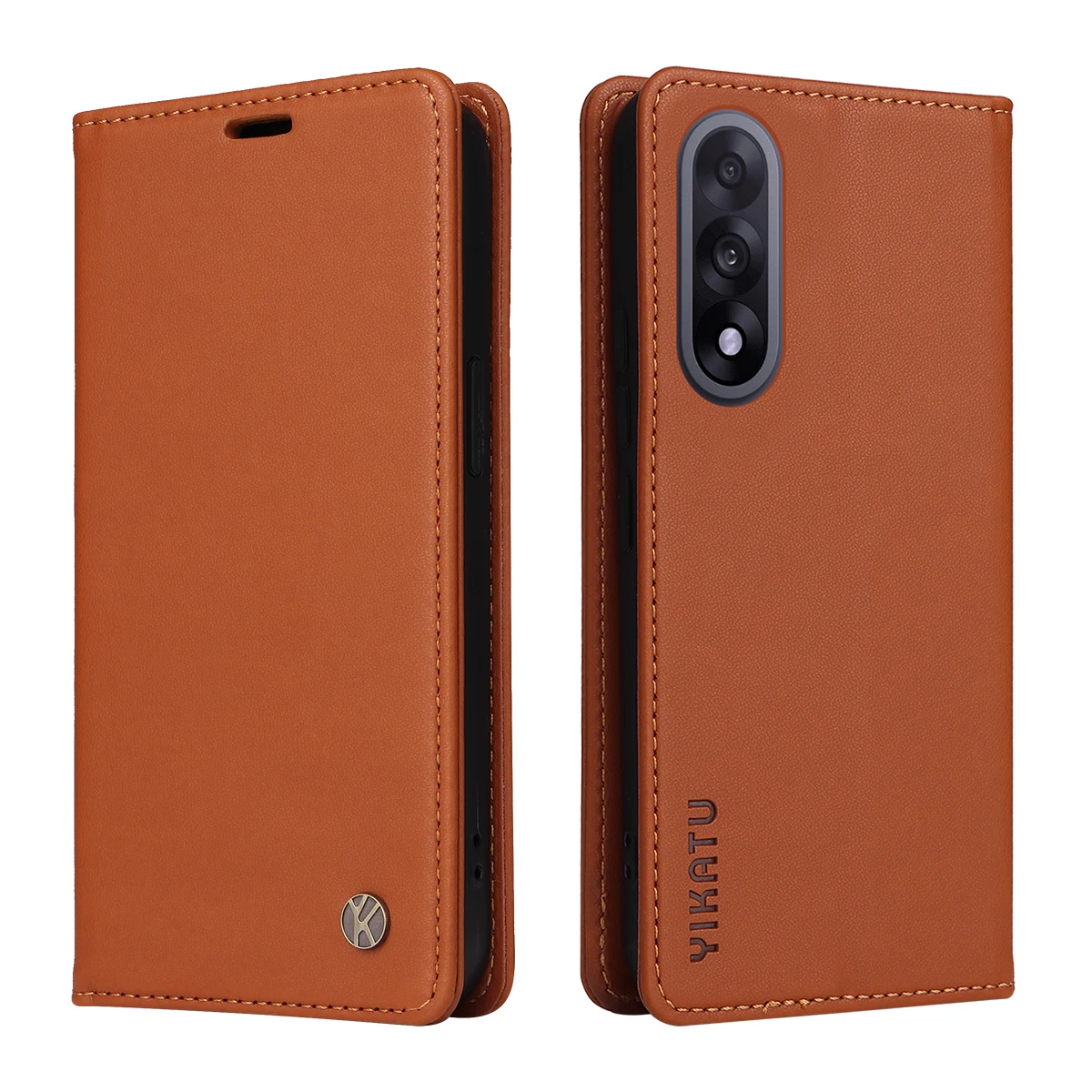 Magnetic Leather Wallet Flip Cover - Slim Premium Case