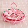 Cute Lovely Strawberry Clothes Dryer Hanger Windproof Socks Underwear Drying Rack Household Heart Storage Laundry Rack Home 3