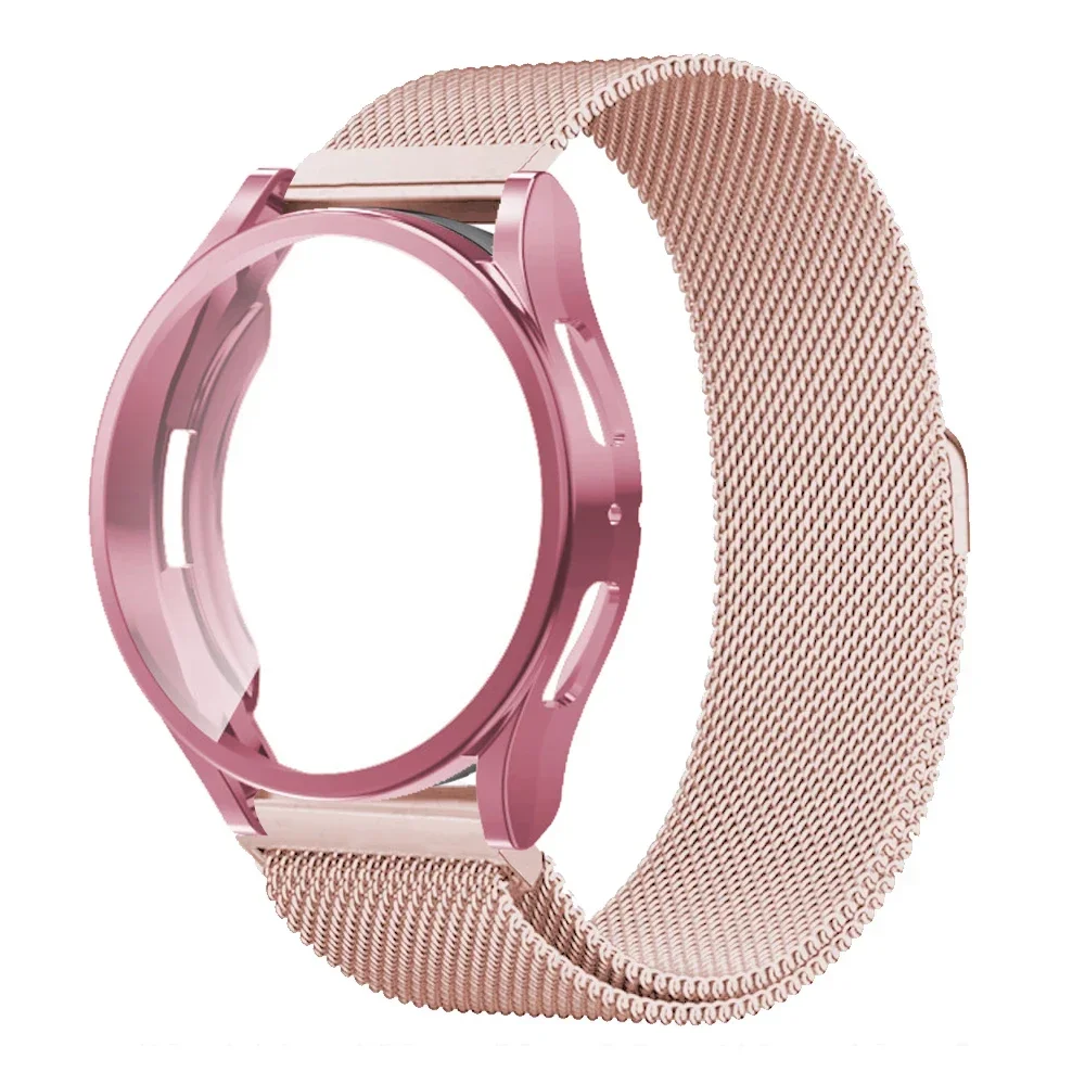 Elegant Metal Band with TPU Cover and Full Screen Protector