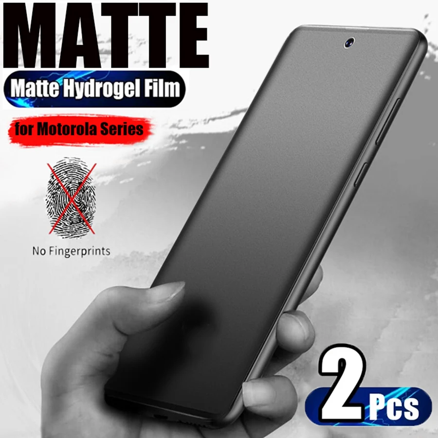 2Pcs Matte Hydrogel Film Per Motorola Moto G60 G100 G31 G9 G8 G7 Power Screen Protector Per Motorola Moto E32S E32 E40 E30 E20