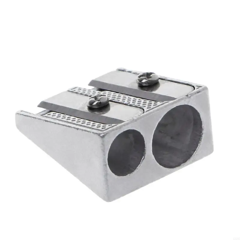 Magnesium Pencil Sharpener, Kum Magnesium Pencil Sharpener, Kum 2-Hole Pencil Sharpener Magnesium Alloy Wedge Profile, Metal Pen 1