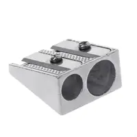 Magnesium Pencil Sharpener, Kum Magnesium Pencil Sharpener, Kum 2-Hole Pencil Sharpener Magnesium Alloy Wedge Profile, Metal Pen 1