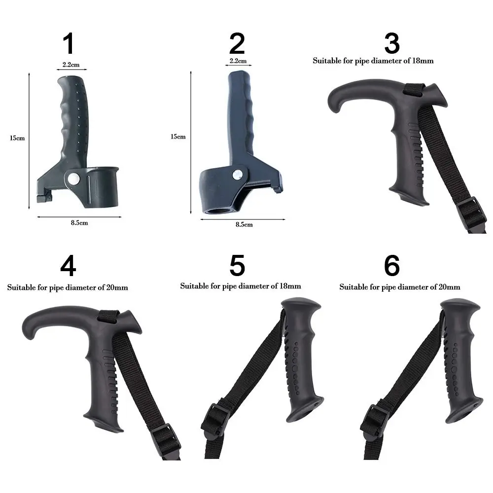 Monopod Handle Adapter 18/20/22mm Walking Stick Cane Monopod Head Attachment Converter Trekking Pole Handle Grip Replacement trekking pole,trekking poles
