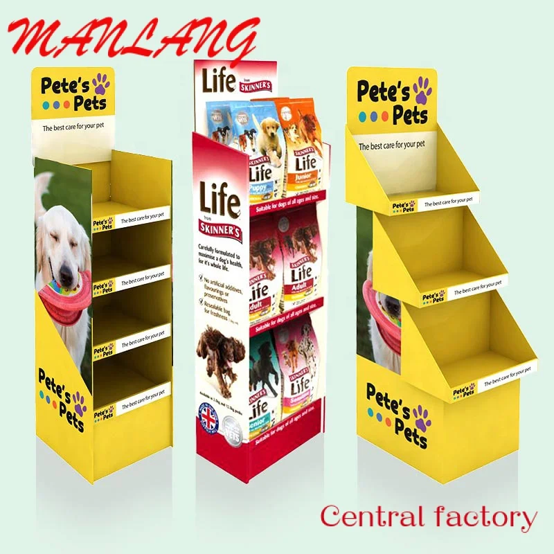 CustomCustomized Surface Material Paperboard Beverages Soft Drink Cardboard Floor Display Stand Corrugated Paper Shelf