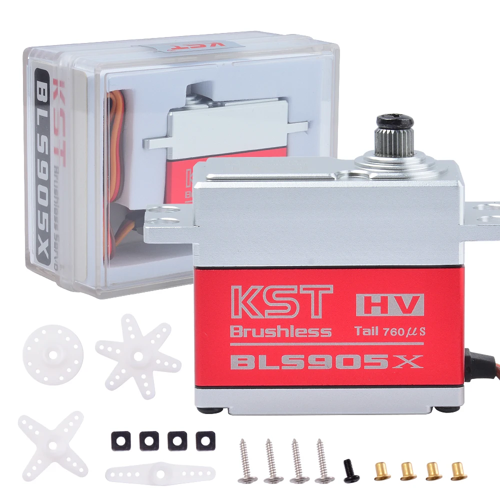 

KST BLS905X 8.4v 8kg 0.035sec Standard Size Brushless 550-700 Tail Servo Motor