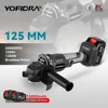 YOFIDRA 125MM Brushless Electric Angle Grinder Cordless Trimmer Machine Polishing Cutting Home Power Tool For Makita 18V Battery 1