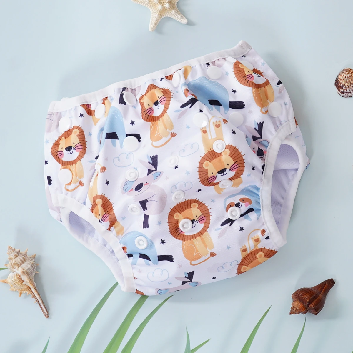 Lezioni Nuoto Piscina Pannolini Da Nuoto Riutilizzabili Lavabili - Main Image