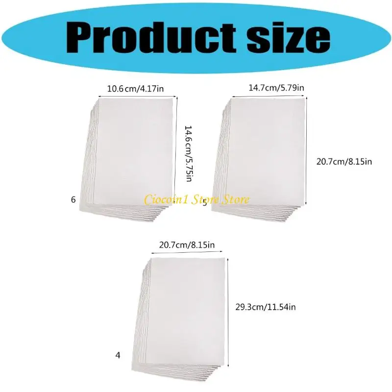Premium 10-Sheet Cotton Deckle White Paper - Ideal for Sketching and Multipurpose Use