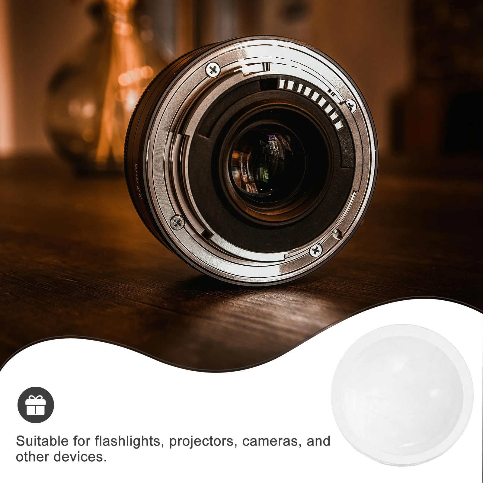 5Pcs 12.5mm 빔 집중 볼록 렌즈 손전등 프로젝터 카메라 돋보기 물리학 실험용 Pmma 광학 렌즈