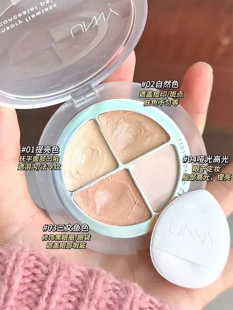Unny Concealer Palette Full Coverage Cream Evidenziatore Opaco Idratare Nascondere Occhiaie Rare Beauty Face Base Cosmetics