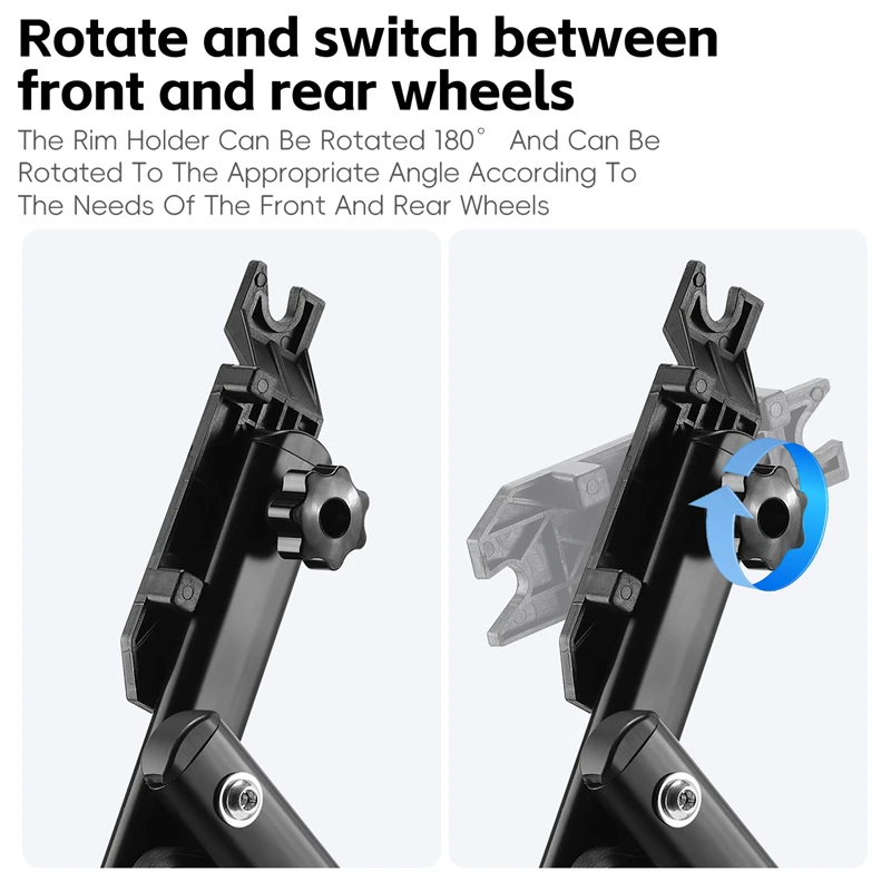 WEST BIKING Bicycle Wheel Truing Stand Foldable Mountain Bike Wheel Rim Corrector For MTB Road Carbon Steel Bicycle Repair Tool