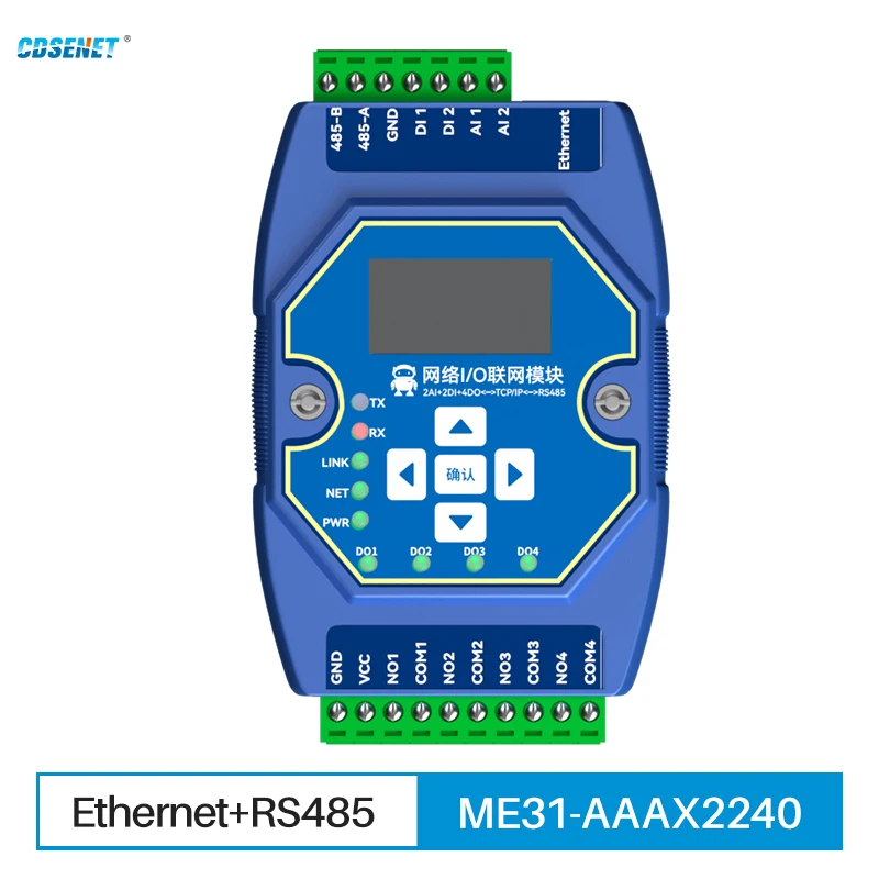Modbus-Gateway-Ethernet-I-O-Networking-Module-Ethernet-RS485-2DI-2AI ...