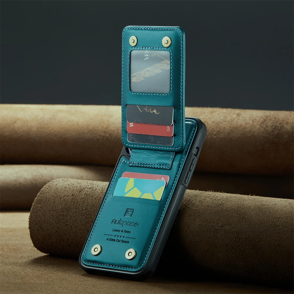 Luxury Magnetic Leather Wallet Phone Case Cover