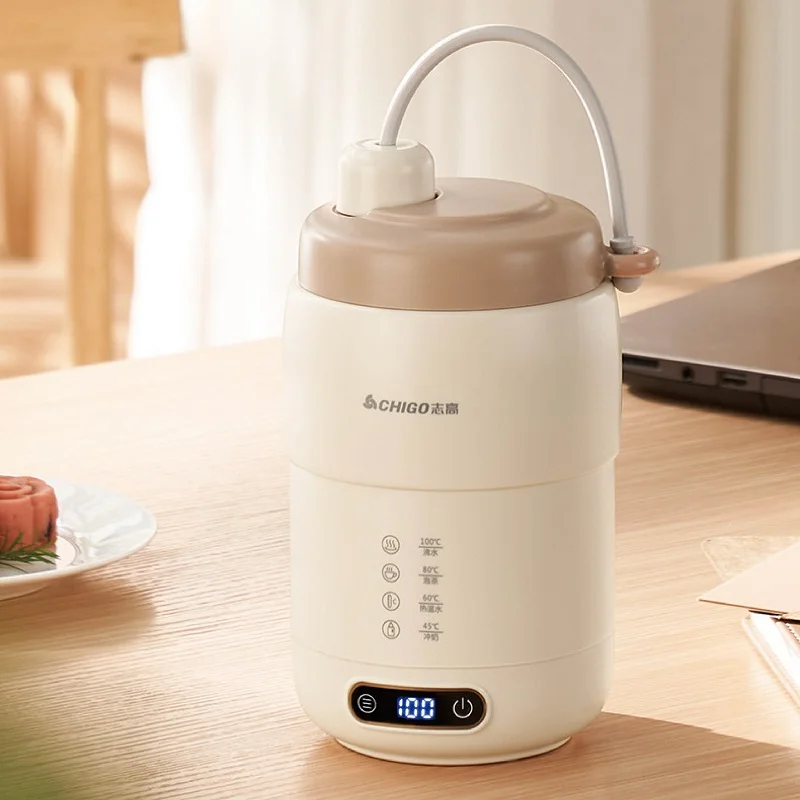 

500ml Smart Electric Kettle 4 Gear Temperature Adjust Heating Cup Offices Kettle 8H Keep Warm Cups Mini Portable Travel Cup 220V