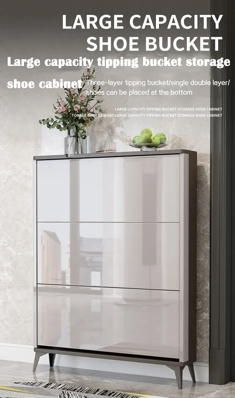 Minimalist Luxury Shoe Cabinets Modern Storage Living Room Cabinet Ultra-thin Shoe Stand Organizer Meuble Chausssure Furnitures
