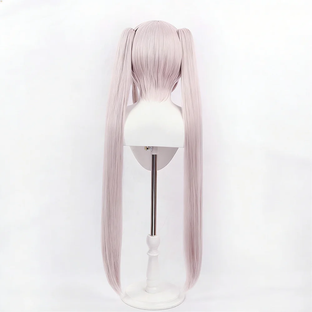Lolita-Style Pink Long Sparkle Synthetic Wig for Masquerade and Carnival Events