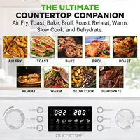 26L Electric Air Fryer Oven - 1700 Watts Countertop Rotisserie Combo 4