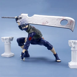Enhanced NARUTO Kakashi Hatake Anime Figure PVC Action Figurine - Cartoon Ornaments Birthday Gifts (Kakashi)