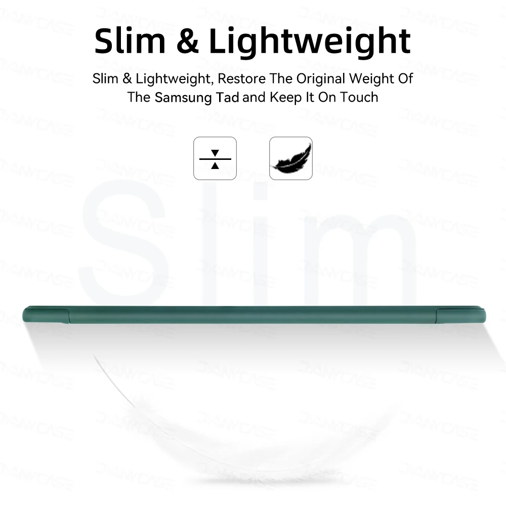 Tampa Esperta da Tabuleta do Couro do Plutônio Case para Samsung Galaxy Tab a8 10.5 X205 X200 s6 Lite P610 P615 a7 T500 a7 Lite T220 s7 s8 s9 - Imagem 5