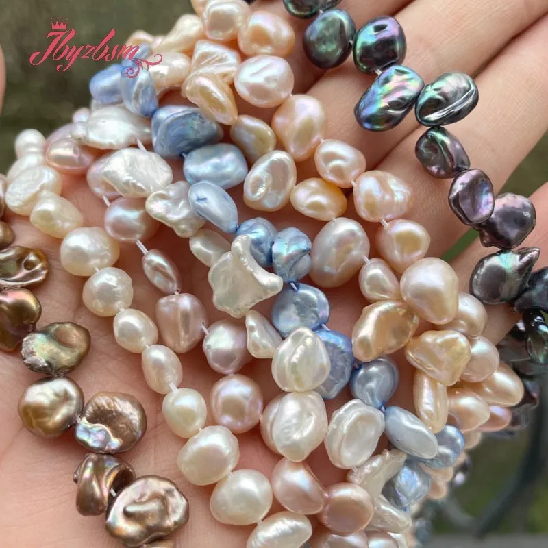 5x7-8x10mm Baroque Irreuglar Freefrom Natural Freshwater Pearl Spacer Beads for DIY Accessories Necklace Jewelry Making 15