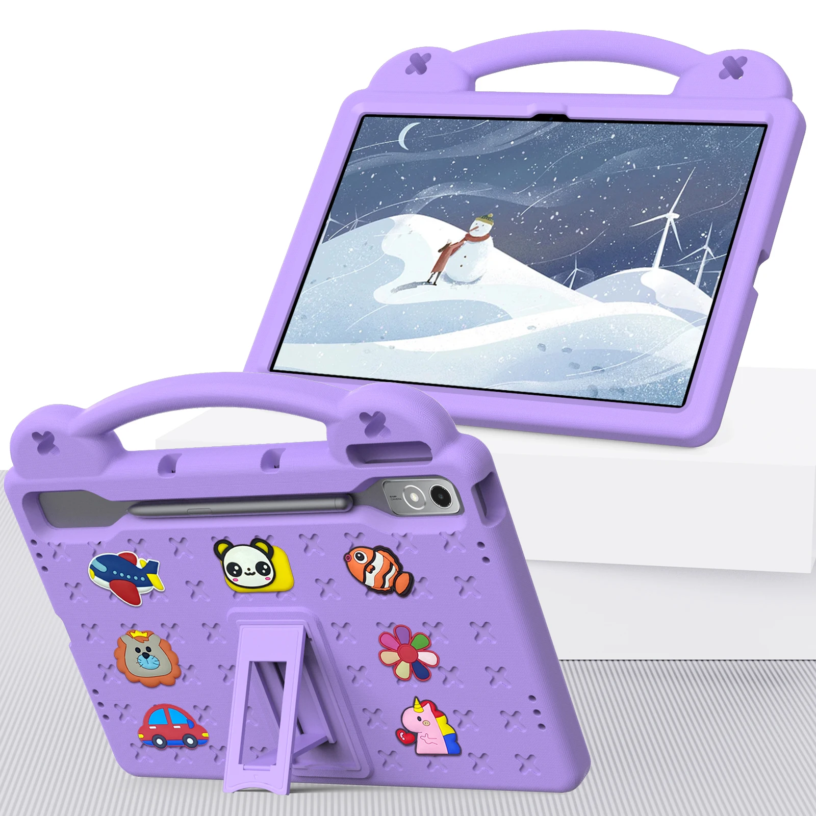 Children's Bear Handheld Tablet Cover, EVA Protective Casing