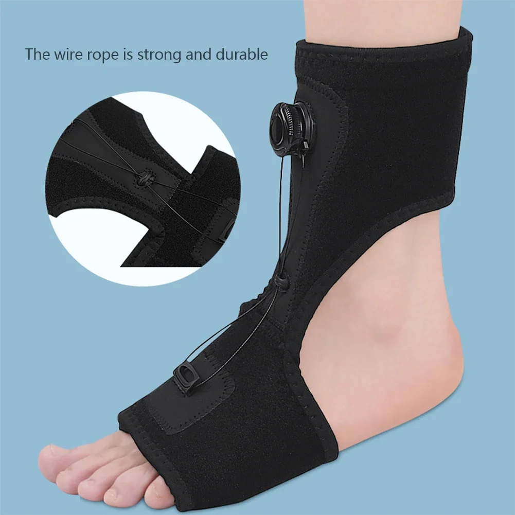 Knob Adjustment Comfortable Foot Drop Orthosis Plantar Fascia Foot Rest Fixation Ankle Fixation Support Care