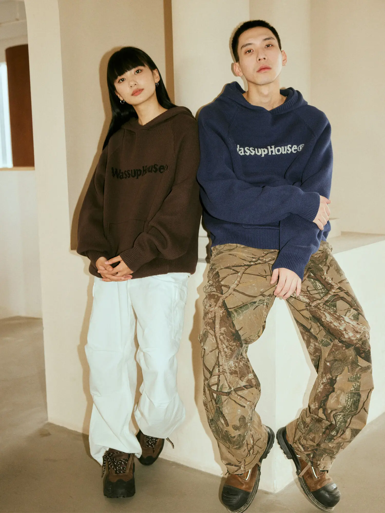 

Wassuphouse Basic Hooded Pullover Sweater