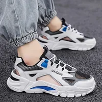 Sandales d'été pour hommes, chaussures de plage de sport respirantes, diapositives décontractées d'extérieur pour adolescents, chaussures légères à la mode, nouveau Design 2