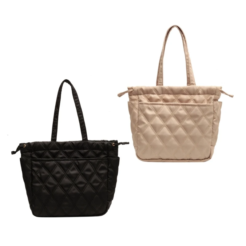 

Fashionable Underarm Tote Bag Large Capacity Nylon Shopping Bag