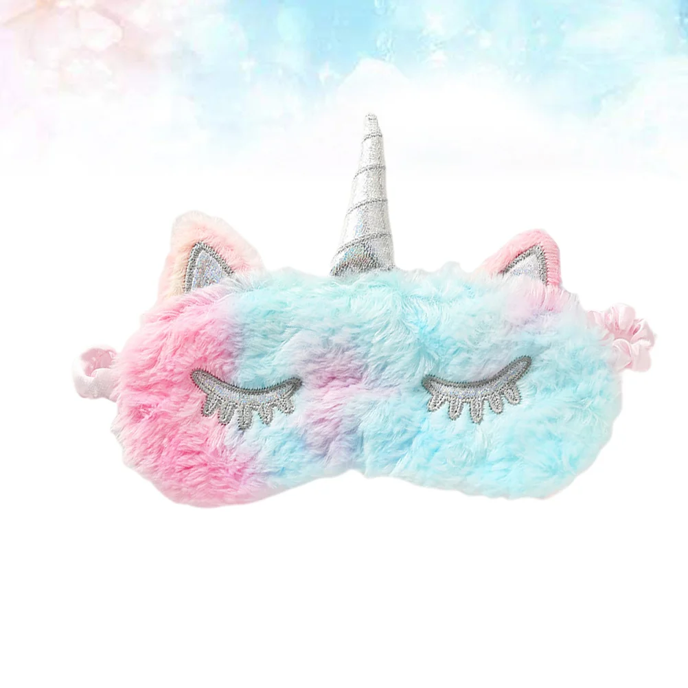 

Mask Eye Soft Plush Girls Cute Blindfold Comfort Sleeping Adult Shimmer Eyeshadow
